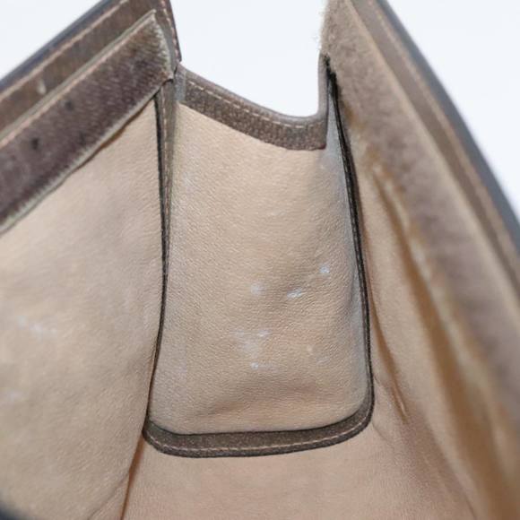 GUCCI GG Supreme Web Sherry Line Clutch Bag PVC Beige 84 014 2125 28 Auth th5404 - Picture 14 of 16